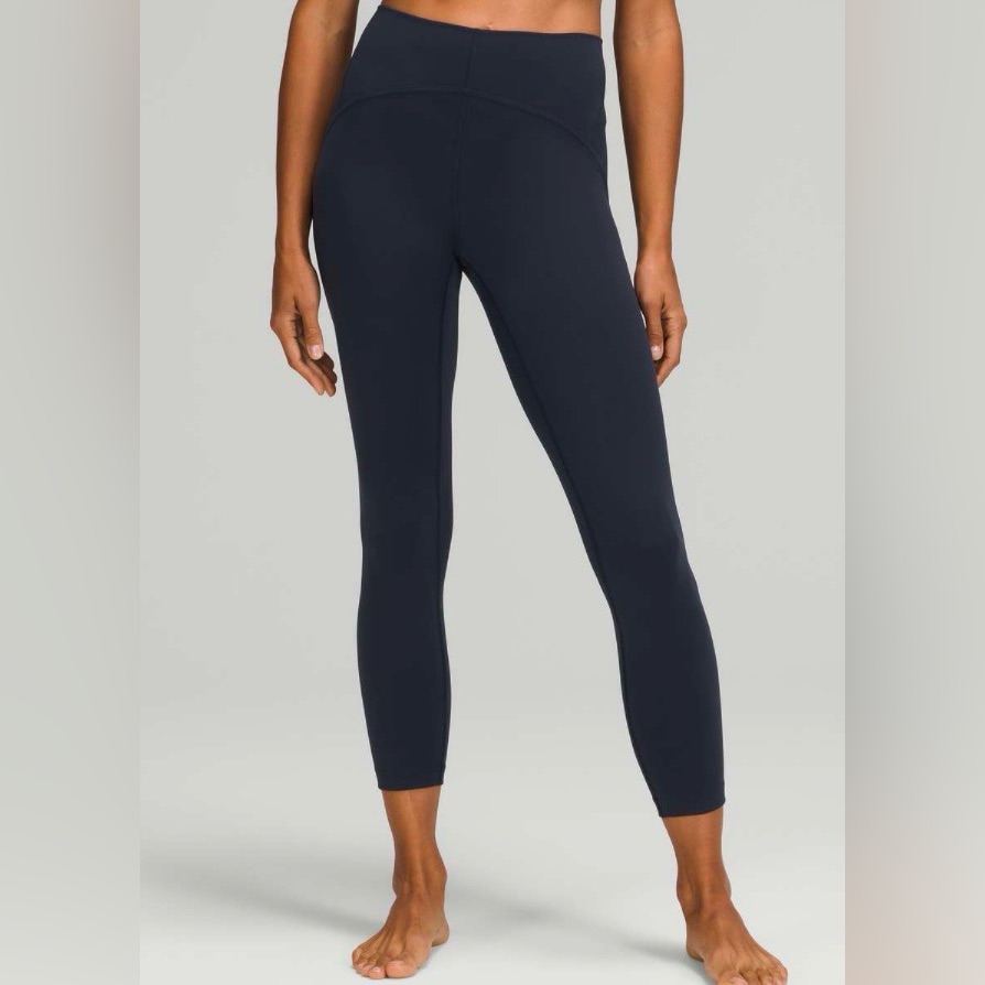 Lululemon Navy Blue Sz 14 Instill 25” High Waist Leggings Retail $118